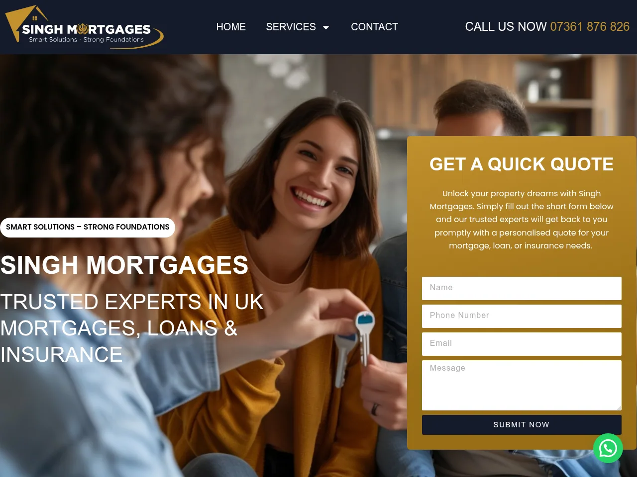 Singh Mortgages website preview