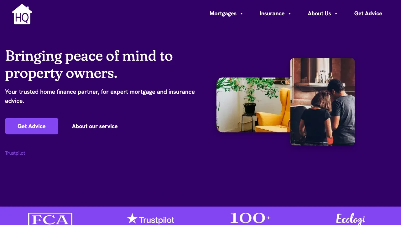 Jamie Griffiths Mortgage and Protection advisor -HQ Mortgage and Finance website preview