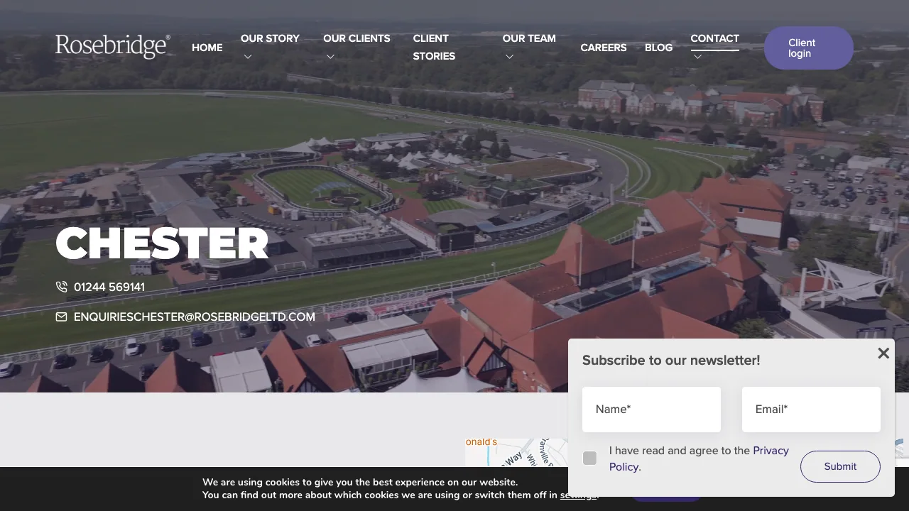 Rosebridge website preview
