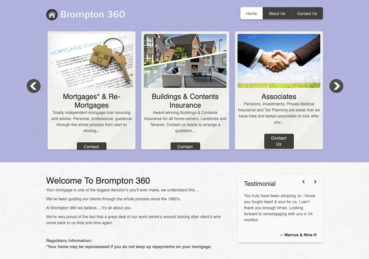 Brompton 360 website preview