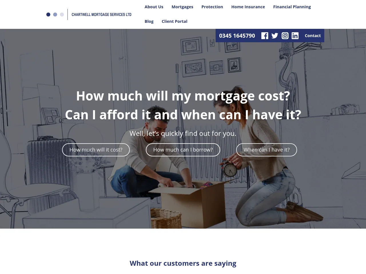 Chartwell Mortgage Services website preview