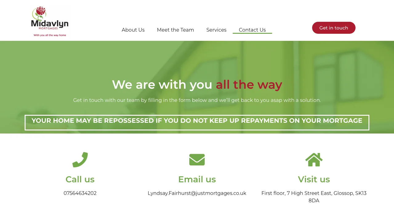 Joe Burns Mortgages - Mortgage Advisor Services - Mortgage advisor Cheshire website preview