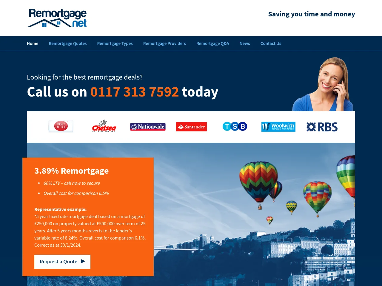 Remortgage Net website preview