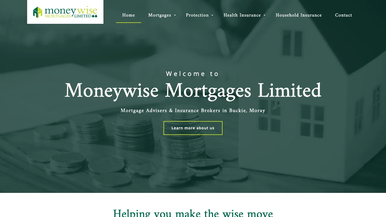 Moneywise Mortgages Ltd website preview