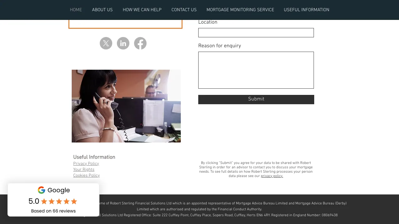 Robert Sterling Financial Solutions Ltd website preview