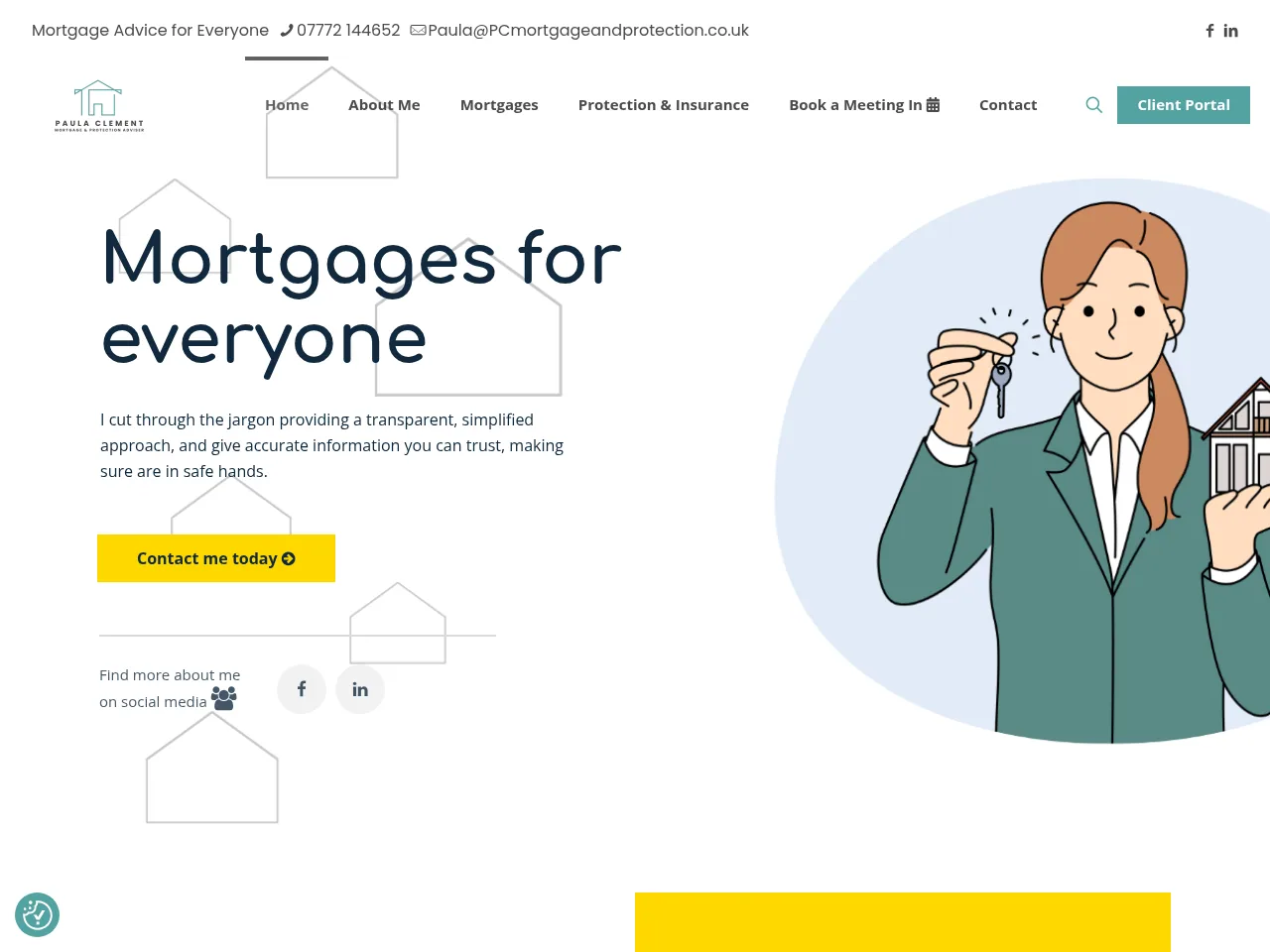 Paula Clement Mortgage & Protection Adviser website preview