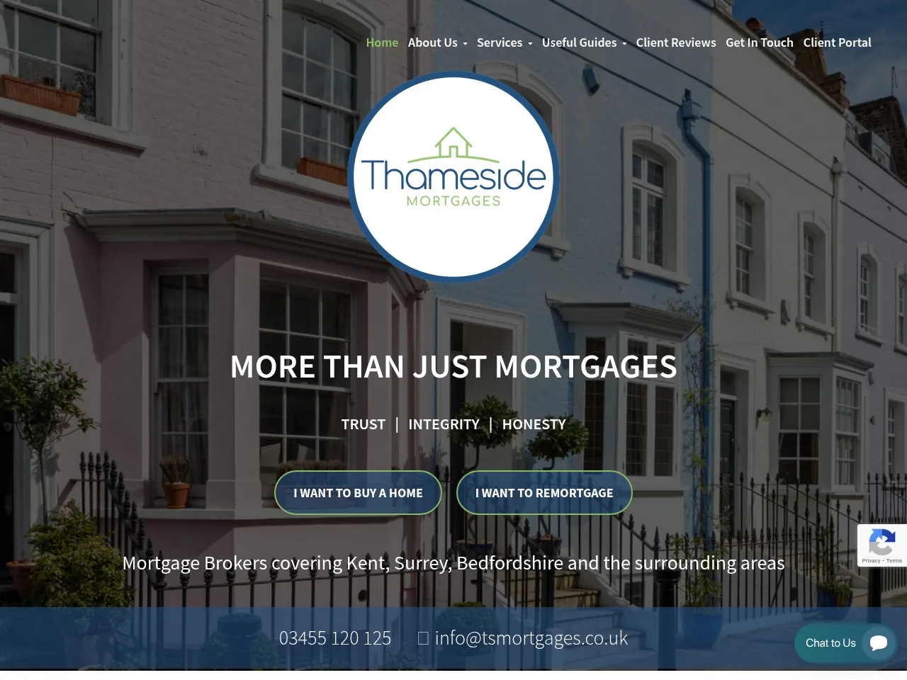 Thameside Mortgages website preview