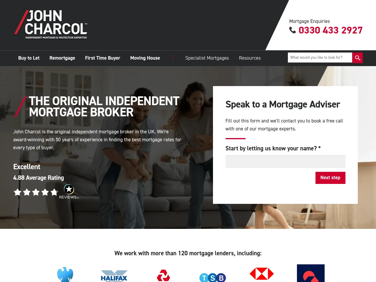 John Charcol website preview