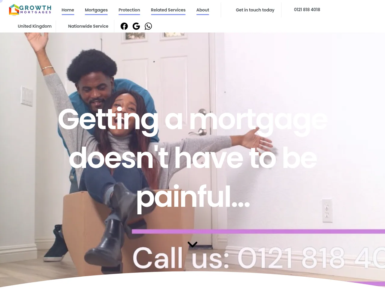 Growth Mortgages website preview
