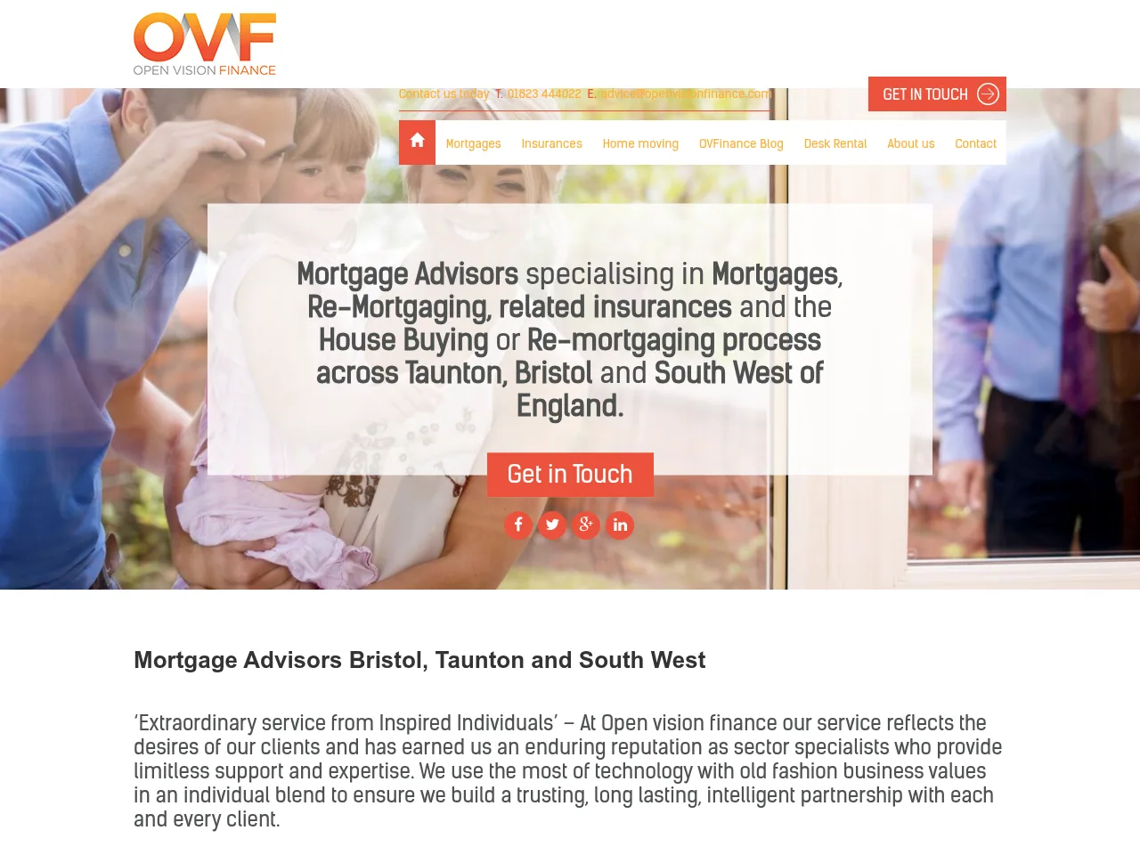 Open Vision Finance website preview