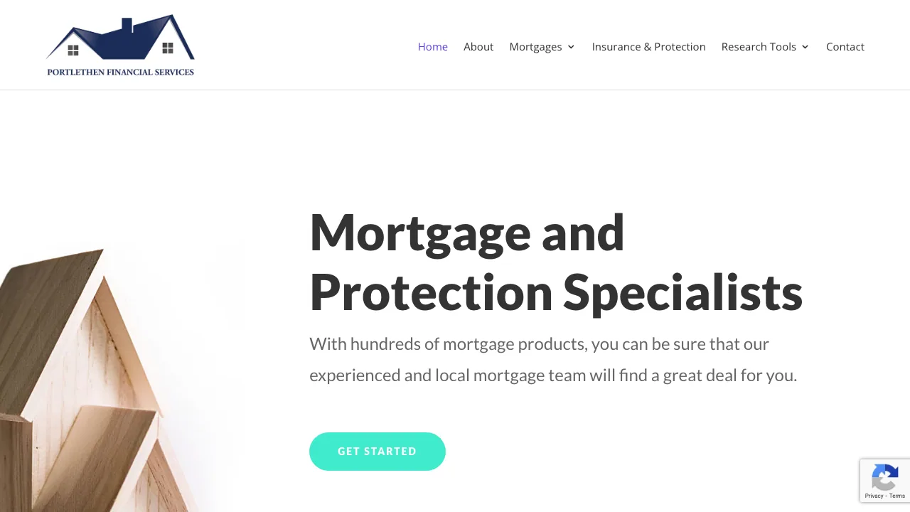 Portlethen Financial Services website preview