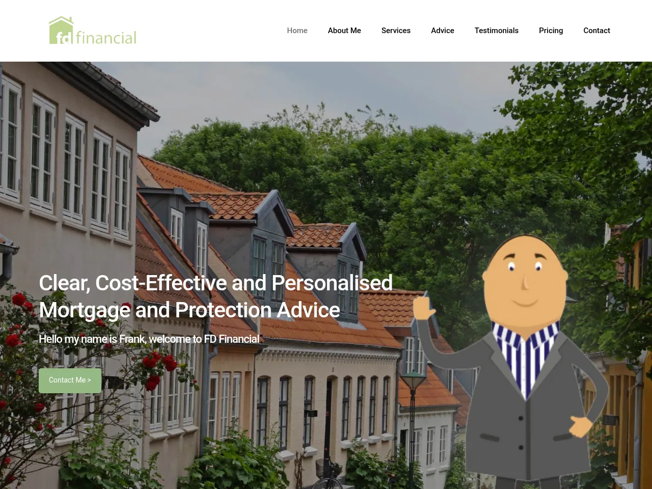 FD Financial website preview