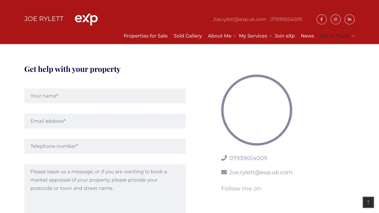 Joe Rylett website preview