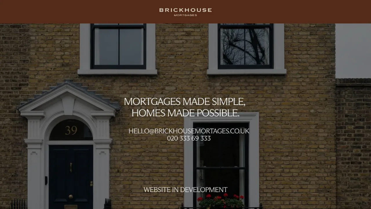 Brickhouse Mortgages website preview