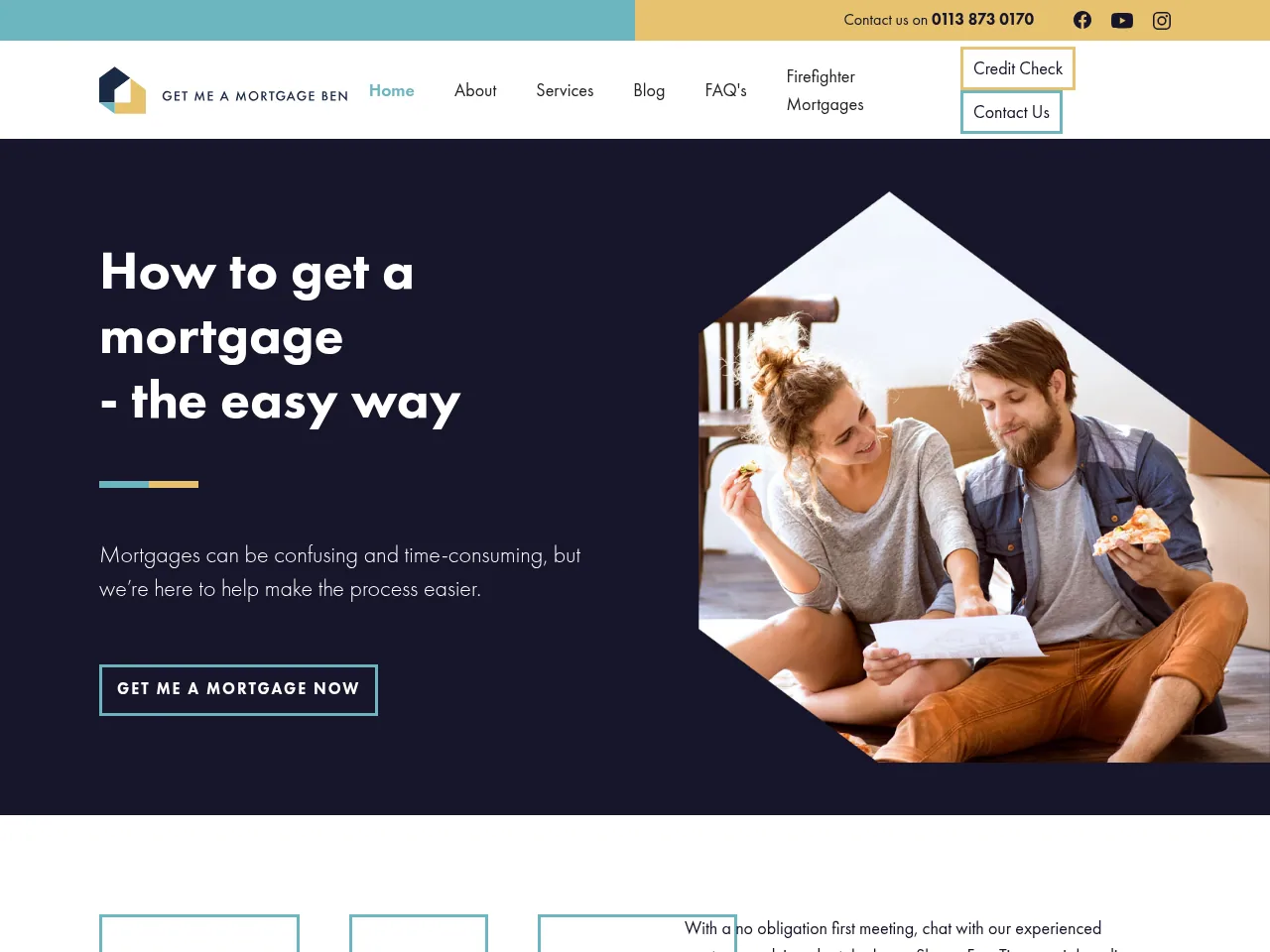 GetMe A Mortgage Ben website preview