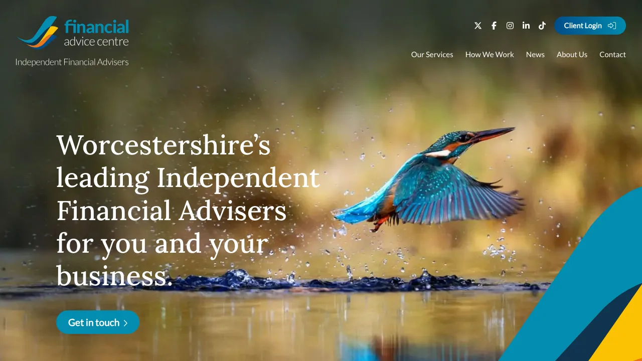 Financial Advice Centre Ltd website preview