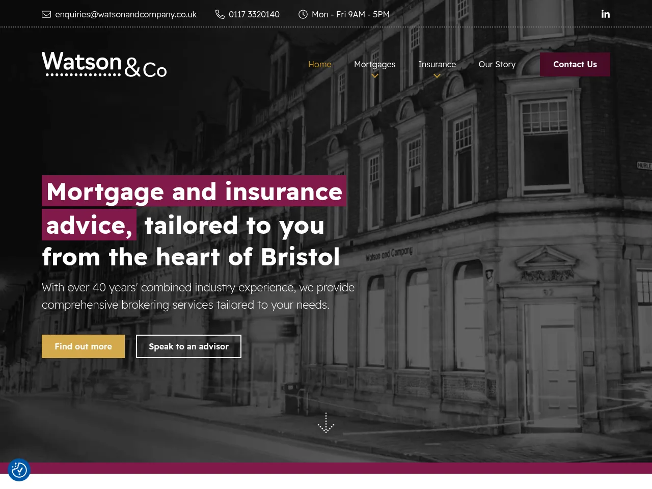 Watson & Co website preview