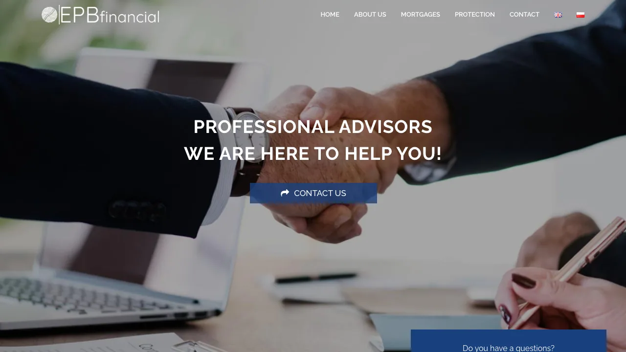 EPB Financial website preview