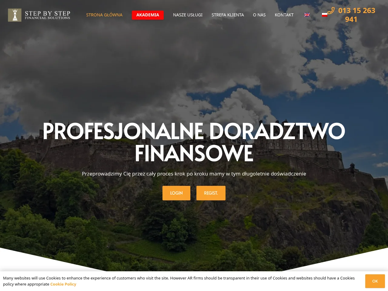 Step By Step Financial Solutions website preview