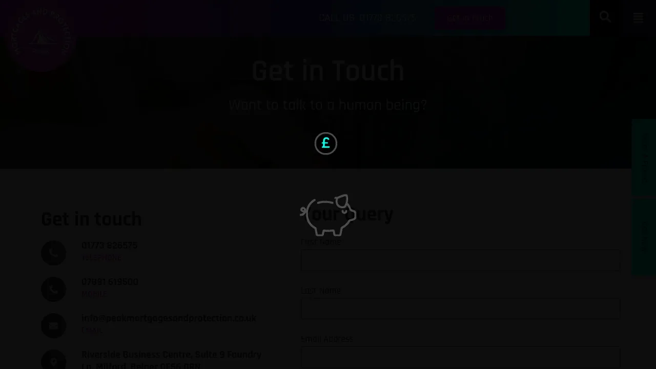 Peak Mortgages And Protection - Mortgage Advisor Derby website preview