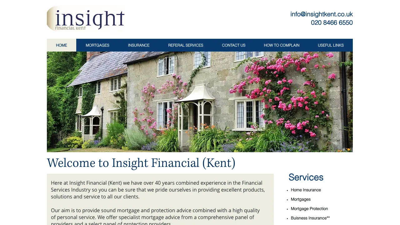Insight Financial Kent - Mortgage Advice,Life Insurance,Mortgage broker in Bromley website preview