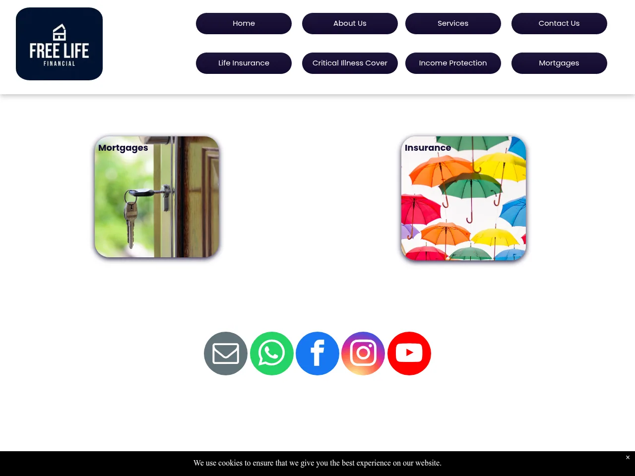 Free Life Financial website preview