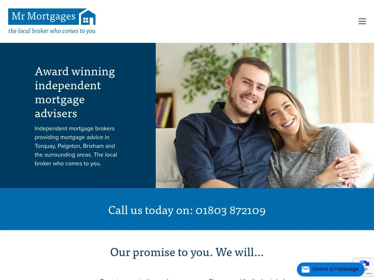 Mr Mortgages website preview