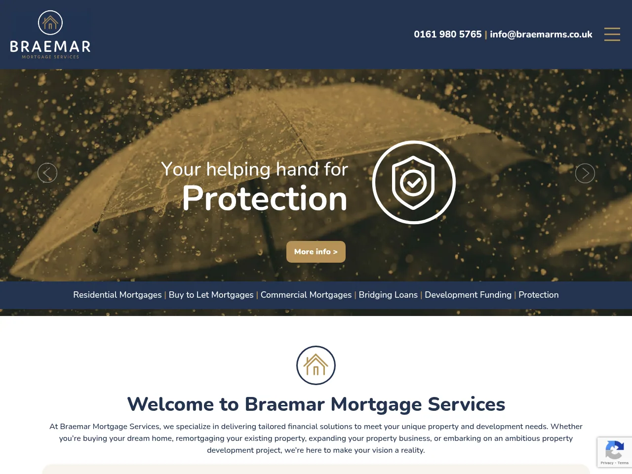 Braemar Mortgage Services website preview