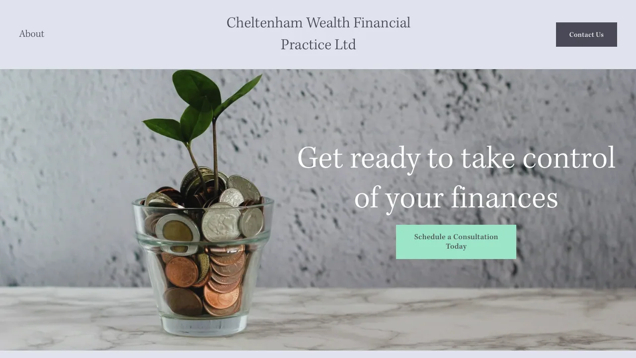 Cheltenham Wealth Financial Practice Ltd website preview