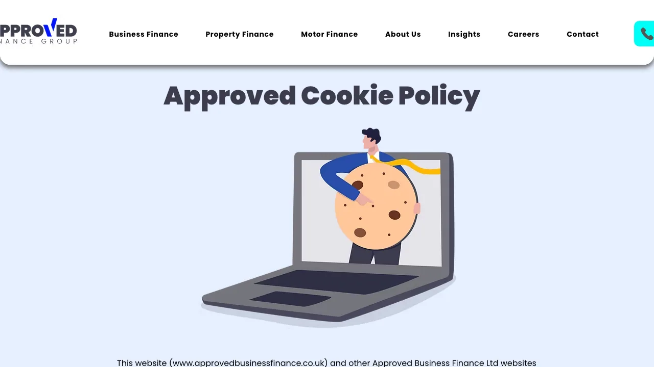 Approved Finance Group website preview