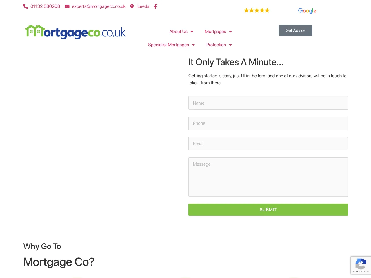 Mortgage Co website preview
