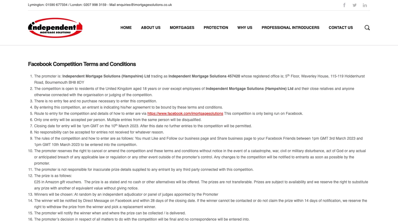 Shelley Powell Independent Mortgage Solutions website preview