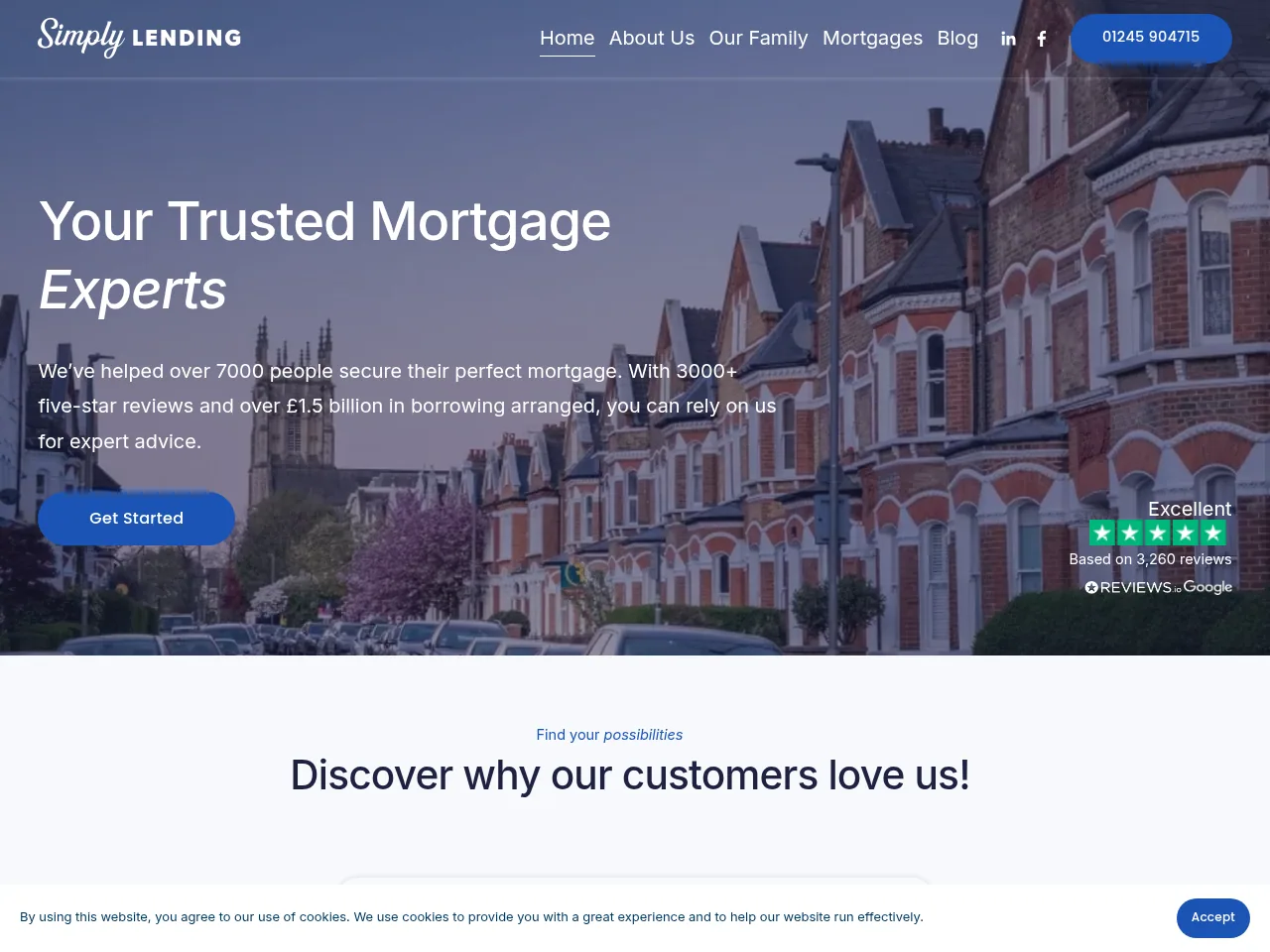 Simply Lending website preview