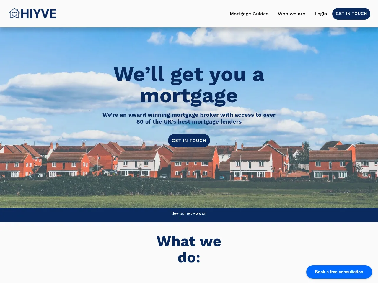 Hiyve Mortgage Company website preview