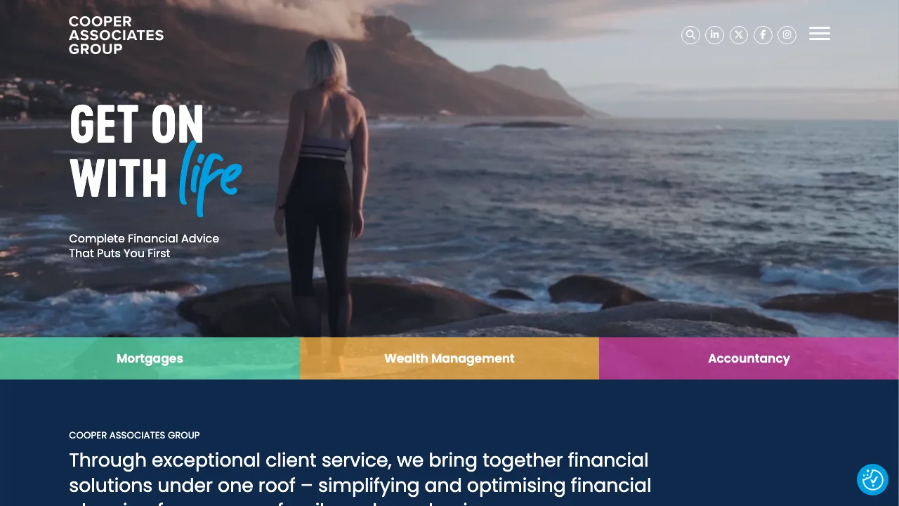 Cooper Associates Ltd Plymouth website preview