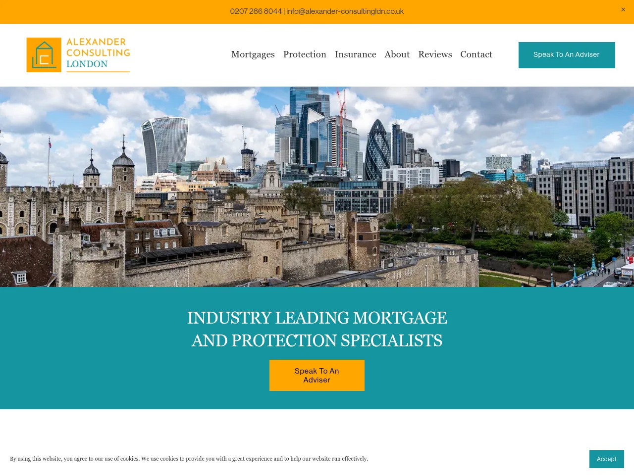 Alexander Consulting London website preview