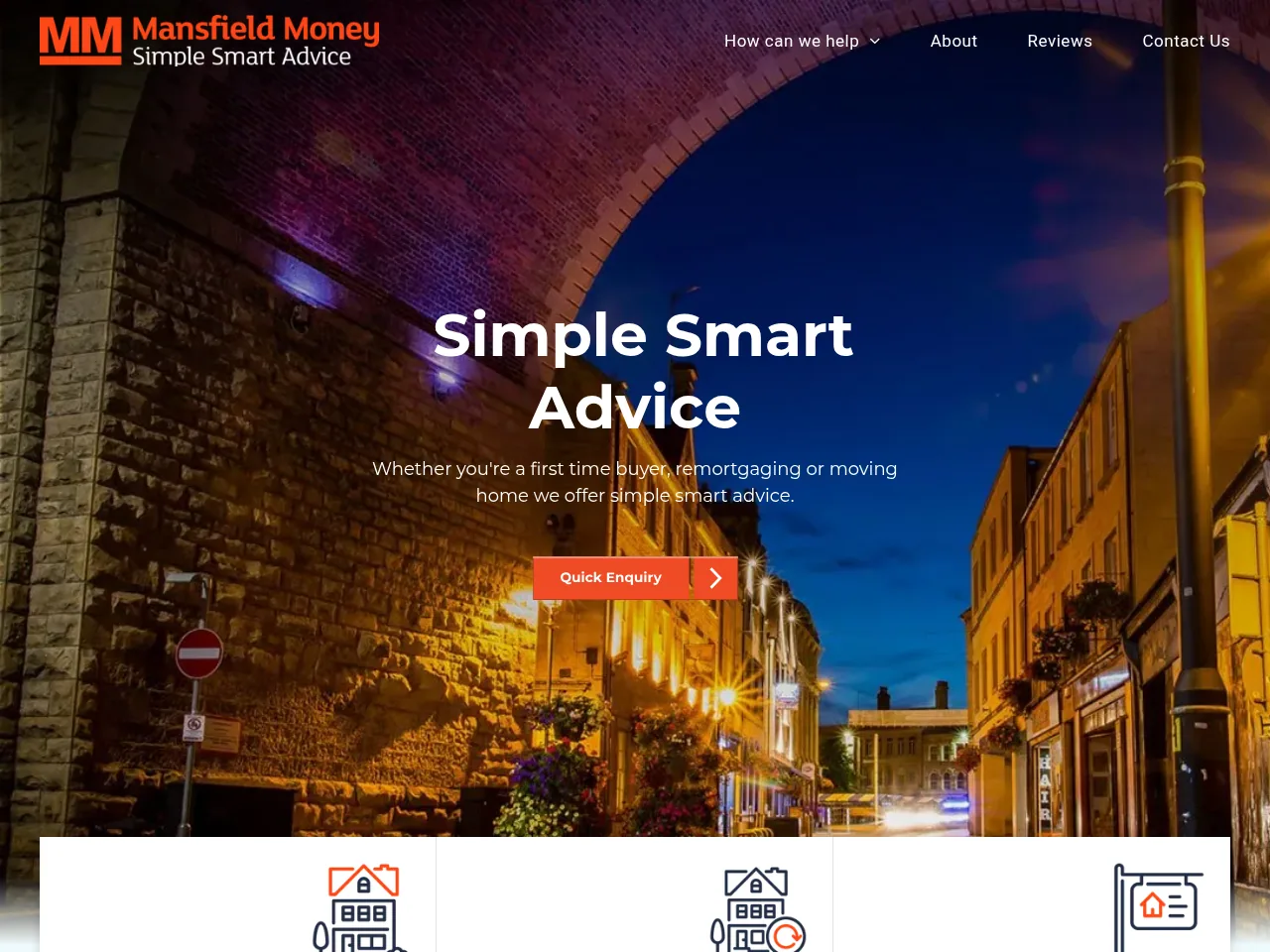 Simple Smart Advice website preview