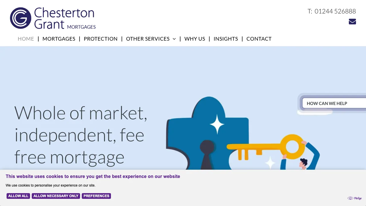 Chesterton Grant Mortgages website preview