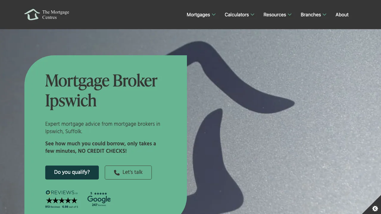 Ipswich Mortgage Centre website preview