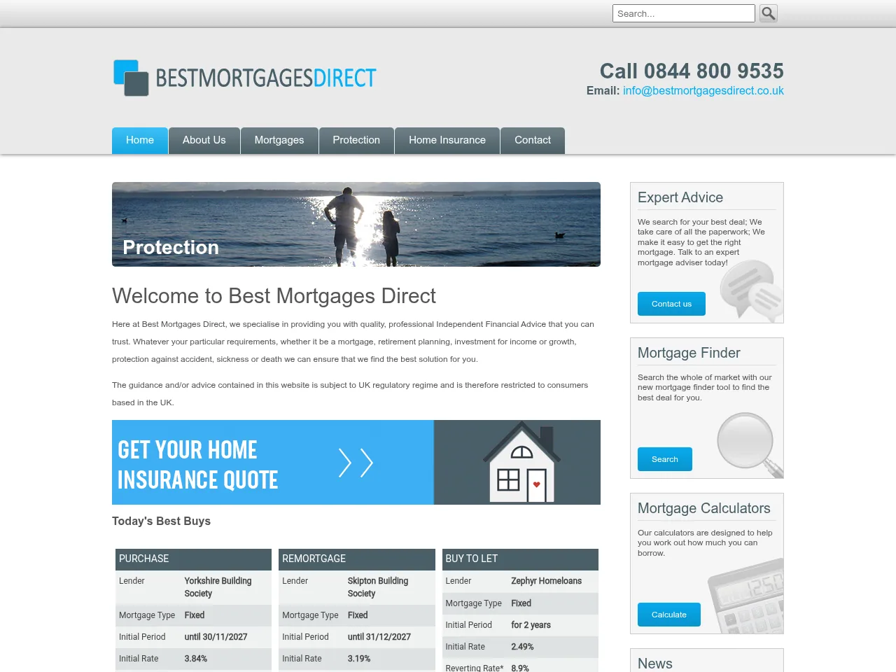Best Mortgages Direct website preview