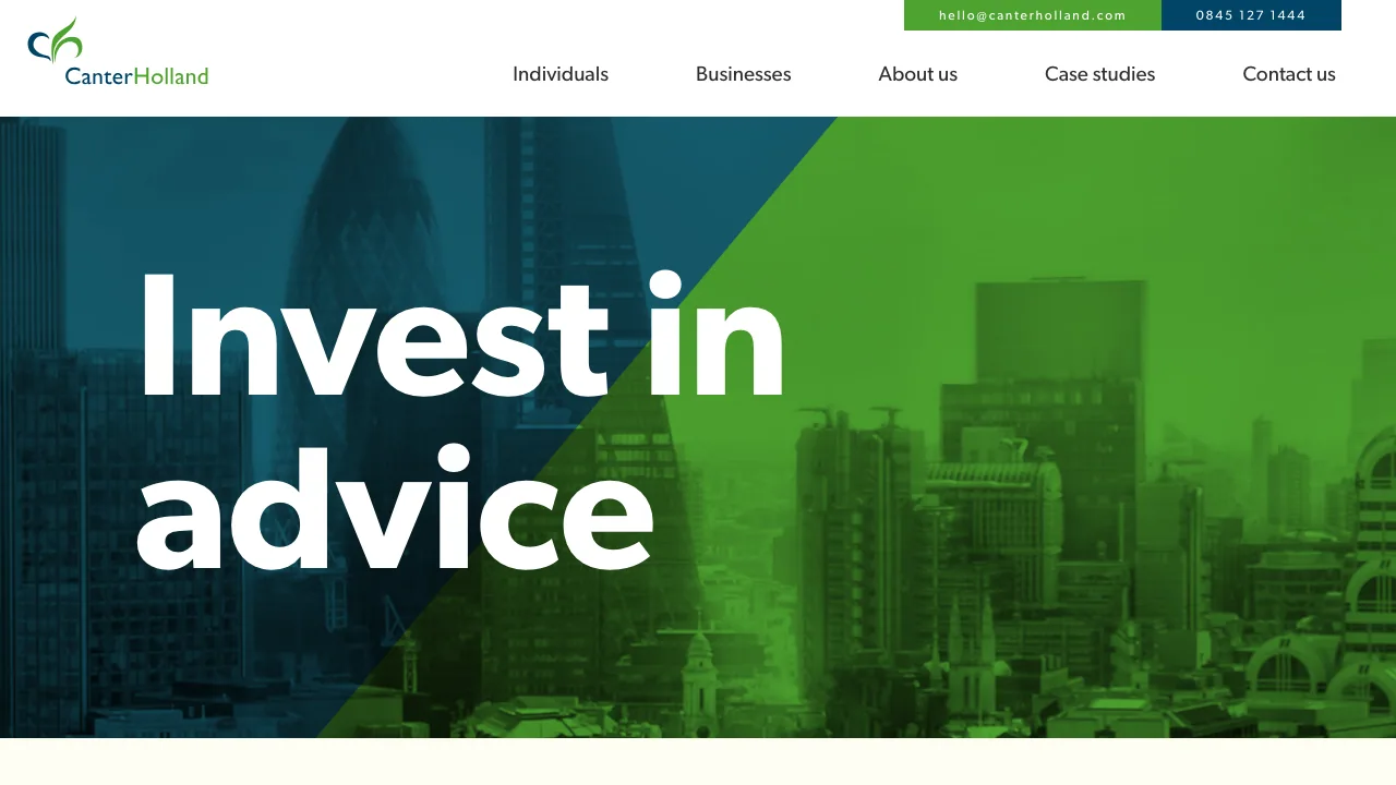 Canter Holland Ltd website preview