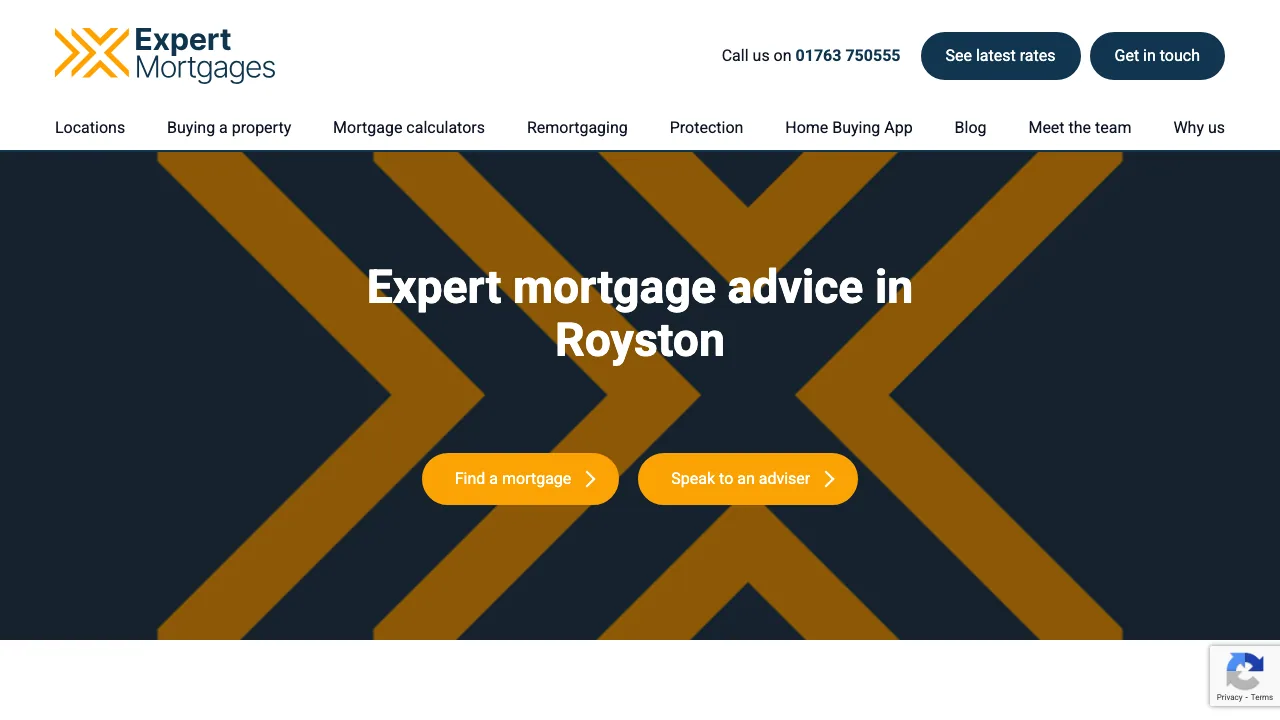 Expert Mortgages - Mortgage Advice Royston website preview