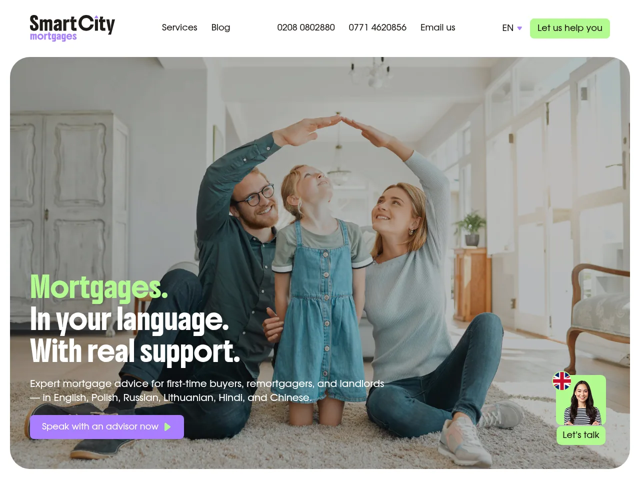 Smart City Group website preview