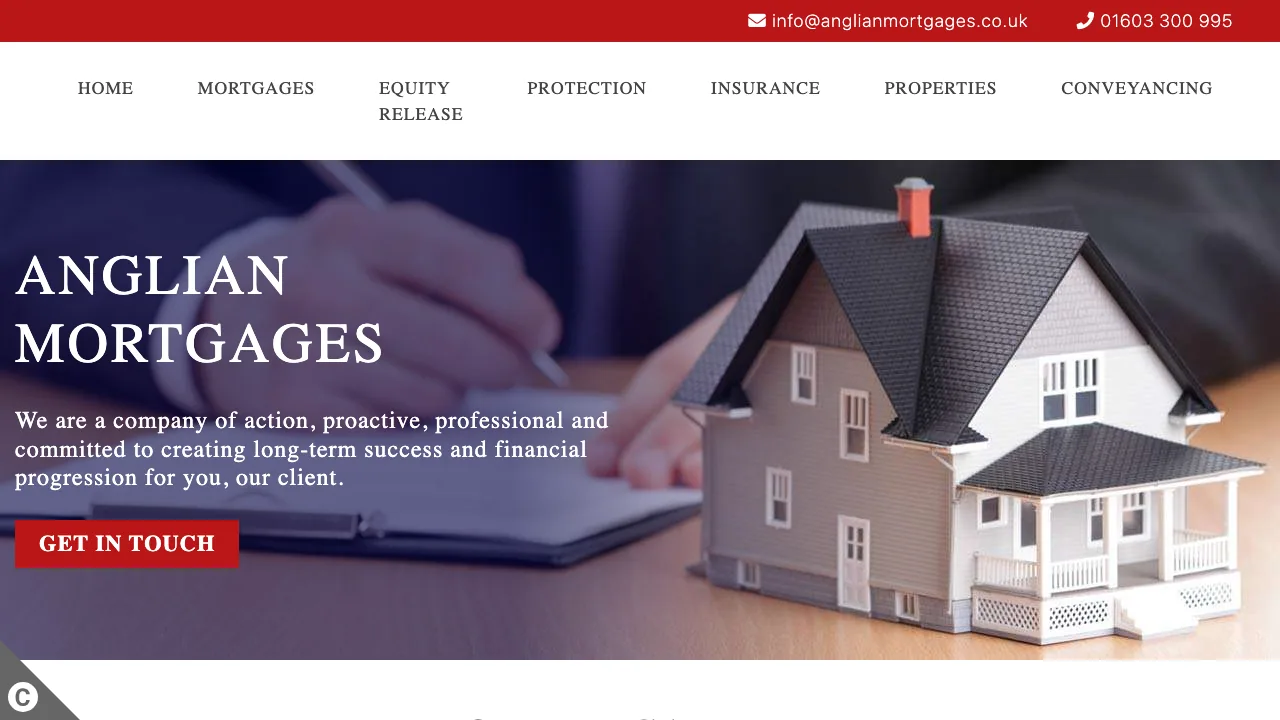 Clear Independent Mortgages website preview