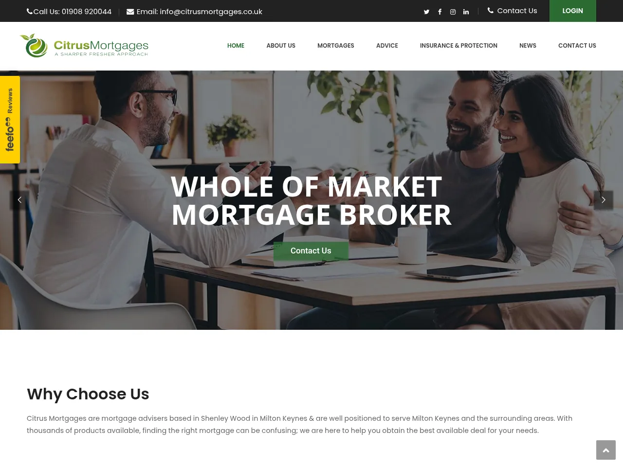 Citrus Mortgages website preview