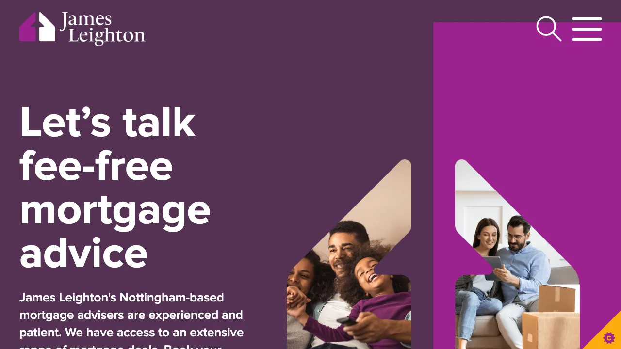 James Leighton Financial Services Ltd website preview