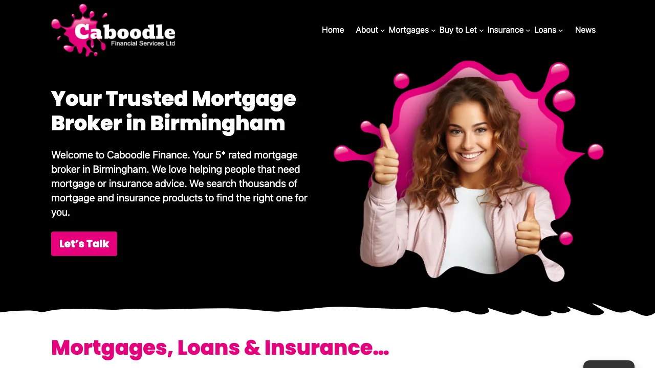 Caboodle Financial Services Ltd website preview