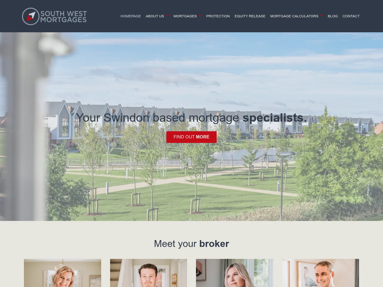 South West Mortgages website preview