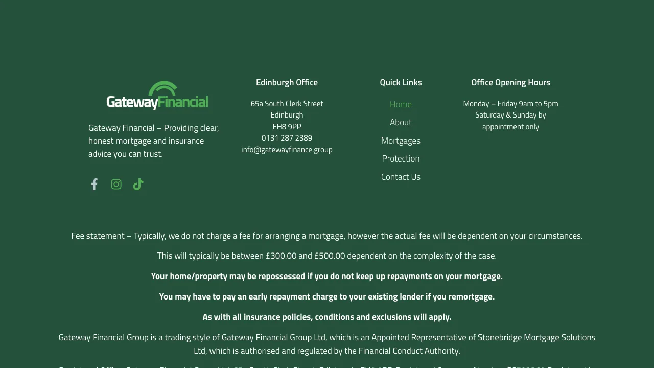 Gateway Group website preview