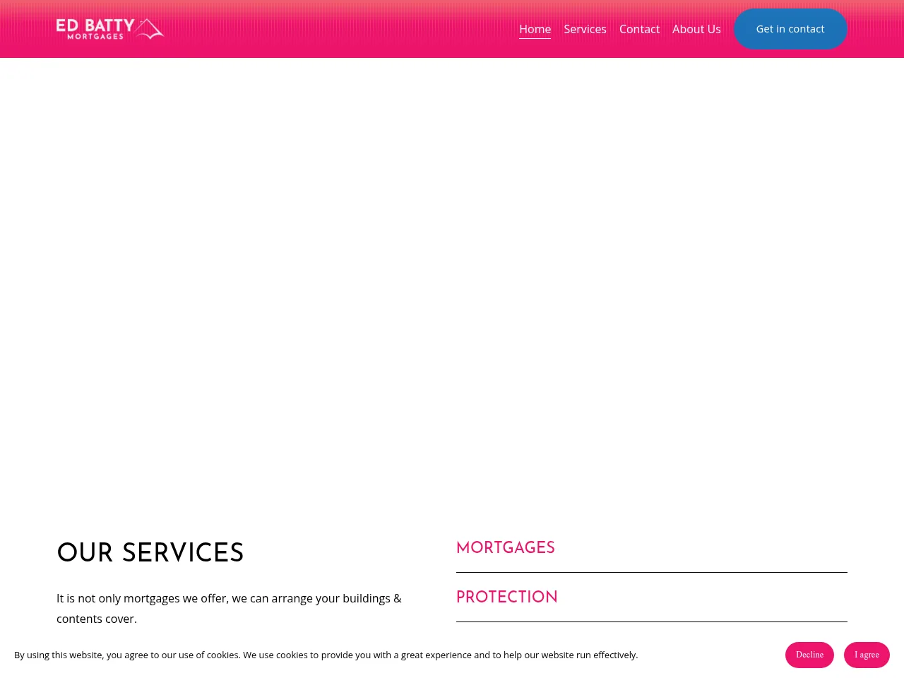 Ed Batty Mortgages website preview